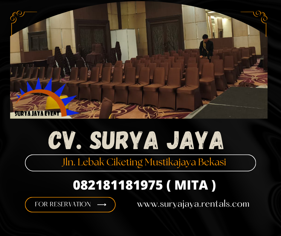 Jasa sewa Kursi Cover Sarung Kursi Cokelat Ketat Jakarta