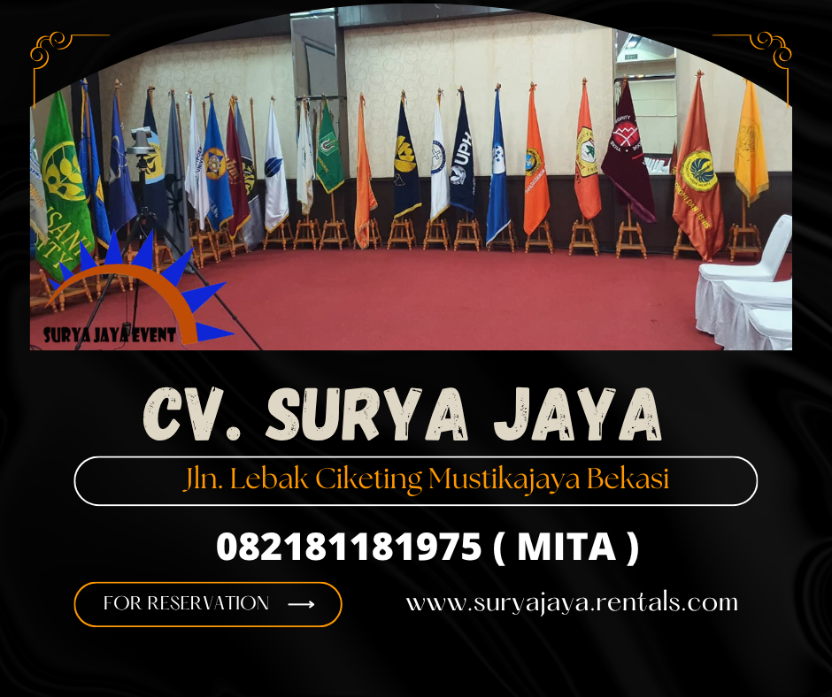 MENYEWAKAN TIANG BENDERA HARGA EKONOMIS AREA JAKARTA