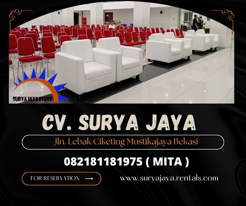 MENYEWAKAN SOFA MINIMALIS KOTAK PUTIH DI JAKARTA