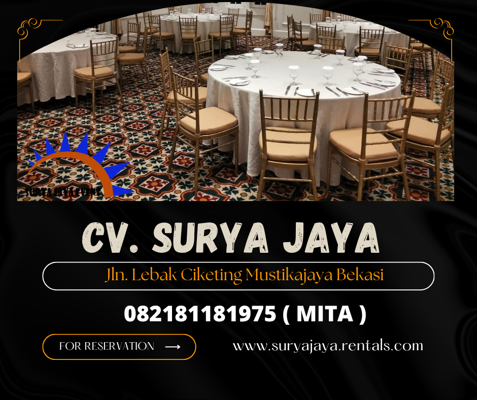 LAYANAN SEWA KURSI TIFFANY GOLD KAYU WILAYAH JAKARTA 