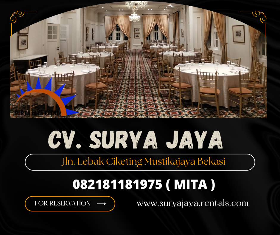 LAYANAN SEWA KURSI TIFFANY GOLD KAYU WILAYAH JAKARTA 