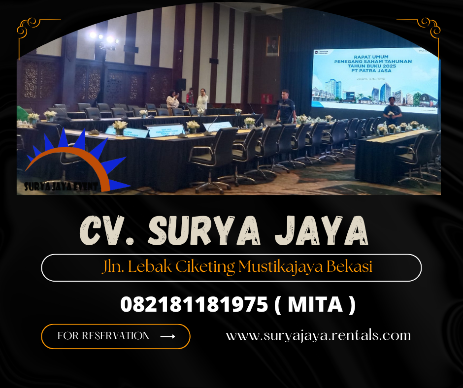 Sewa Meja Kotak Cover Tebar Bogor