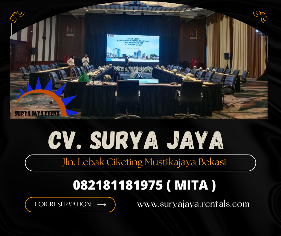 Sewa Meja Kotak Cover Tebar Bogor