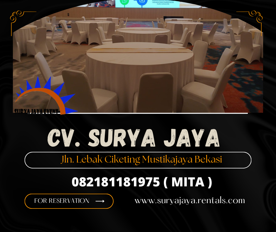 DISEWAKAN MEJA BUNDAR DAN KURSI FUTURA HARGA EKONOMIS WILAYAH JAKARTA
