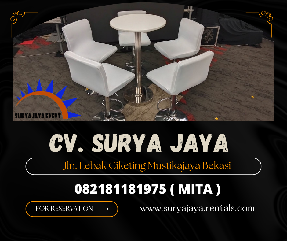 Sewa Sofa Studio Abu-Abu Meja Ibm,Barstool Jakarta