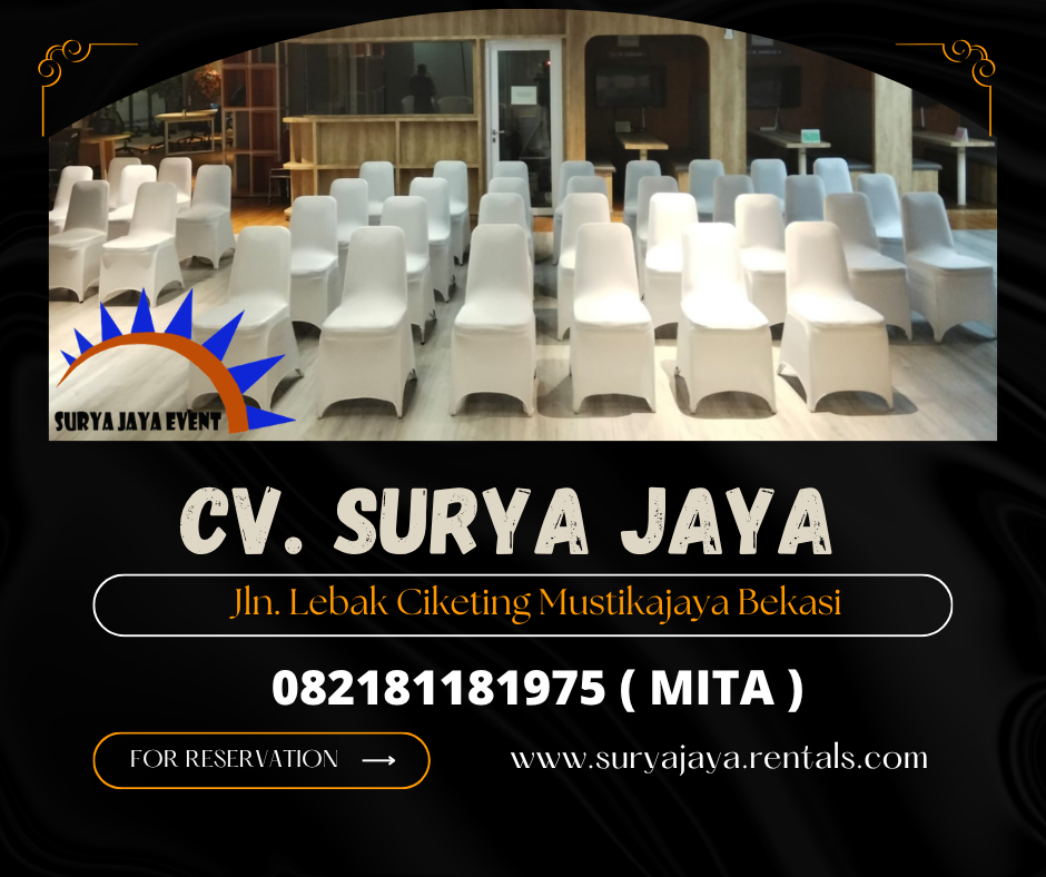 RENTAL KURSI SUSUN COVER HARGA MURAH WILAYAH JAKARTA