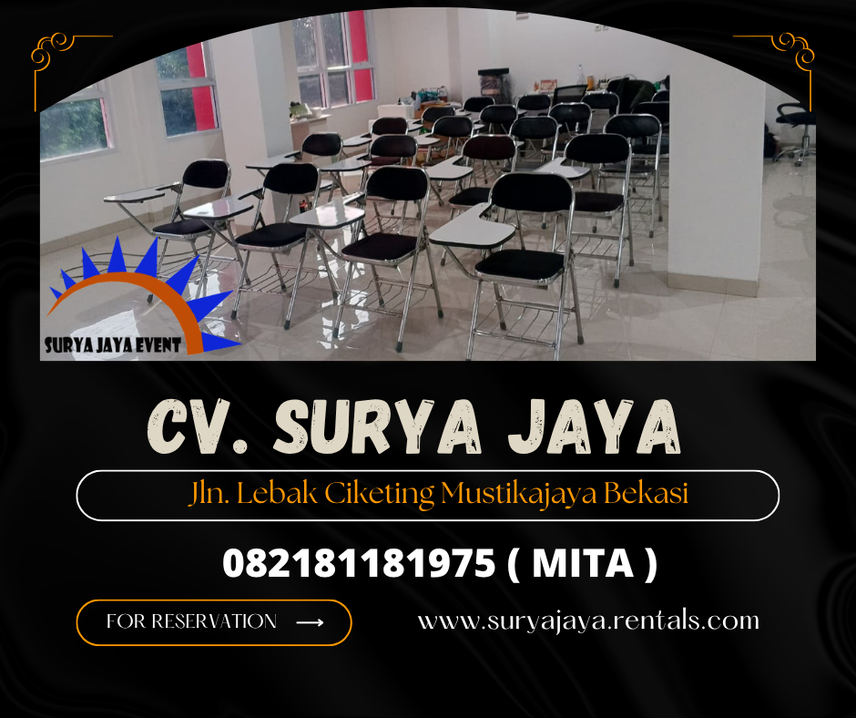 Sewa Kursi Kuliah Stainless Lipat Bogor
