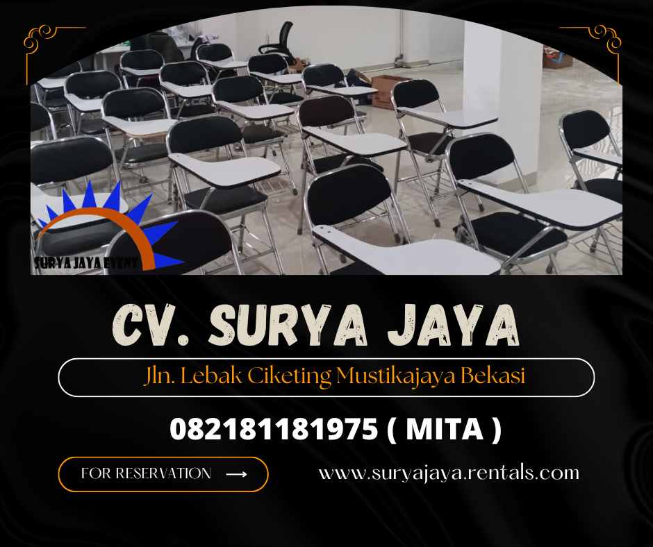 Sewa Kursi Kuliah Stainless Lipat Bogor