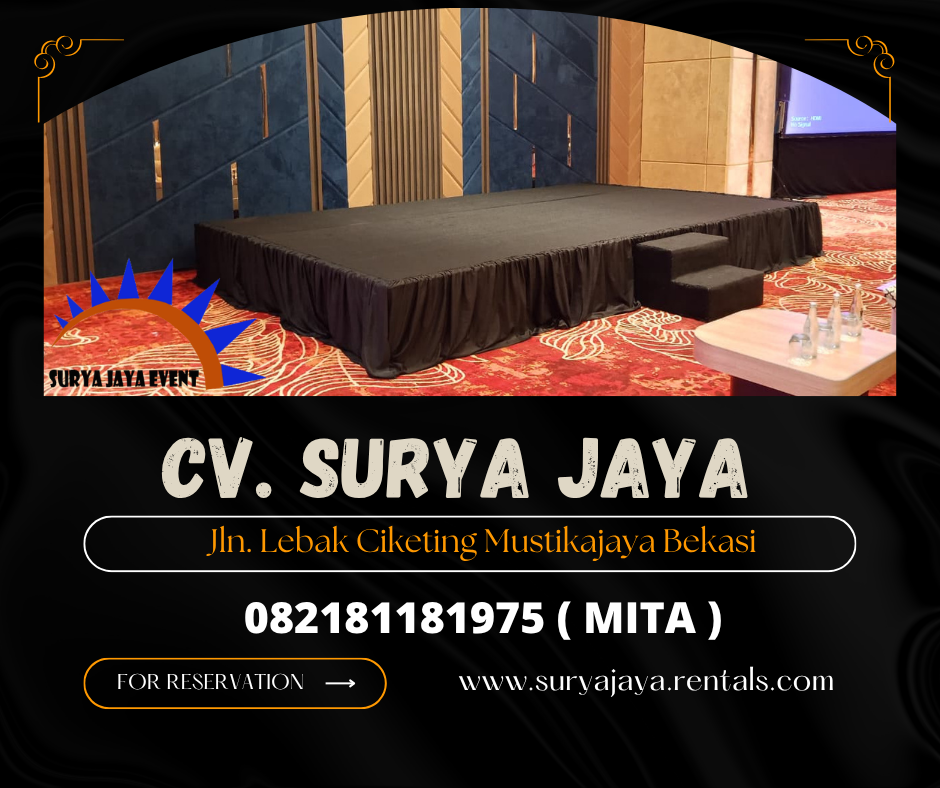 Sewa Backdrop Panggung Melaminto Putih Jakarta Barat