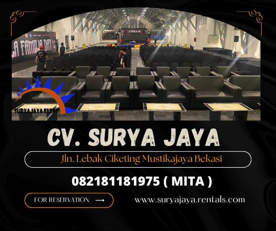 Sewa Sofa Kotak Minimalis Warna Hitam Dan Putih Bogor