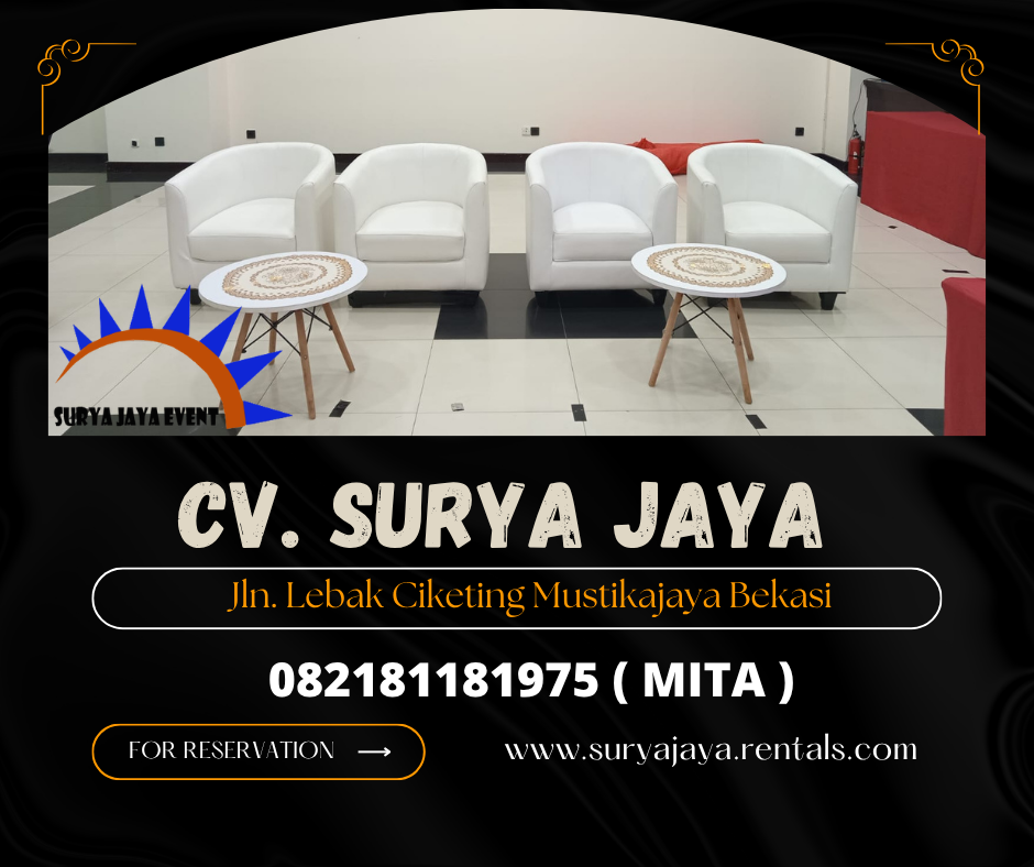 DISEWAKAN SOFA OVAL HARGA EKONOMIS HARGA MURAH DI JAKARTA