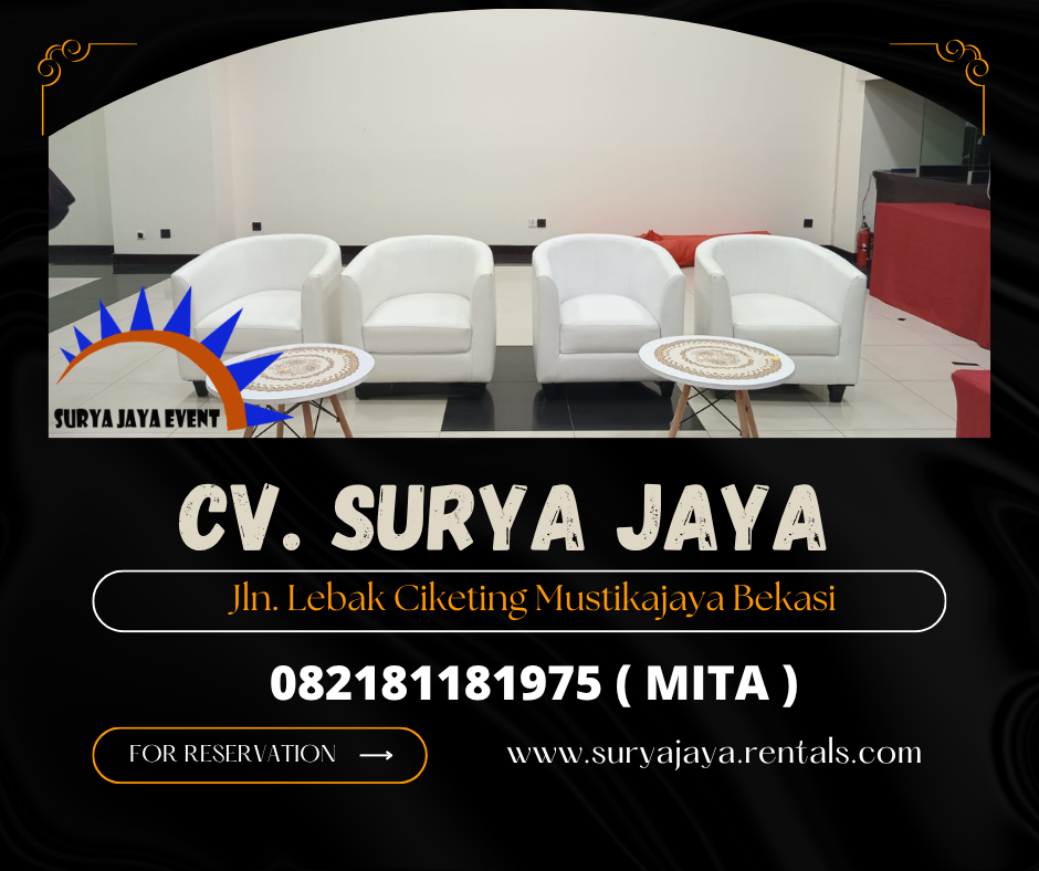 DISEWAKAN SOFA OVAL HARGA EKONOMIS HARGA MURAH DI JAKARTA