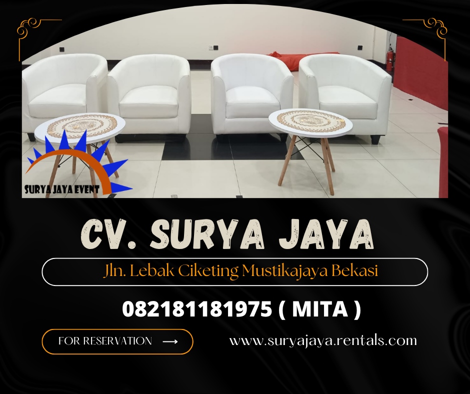 DISEWAKAN SOFA OVAL HARGA EKONOMIS HARGA MURAH DI JAKARTA