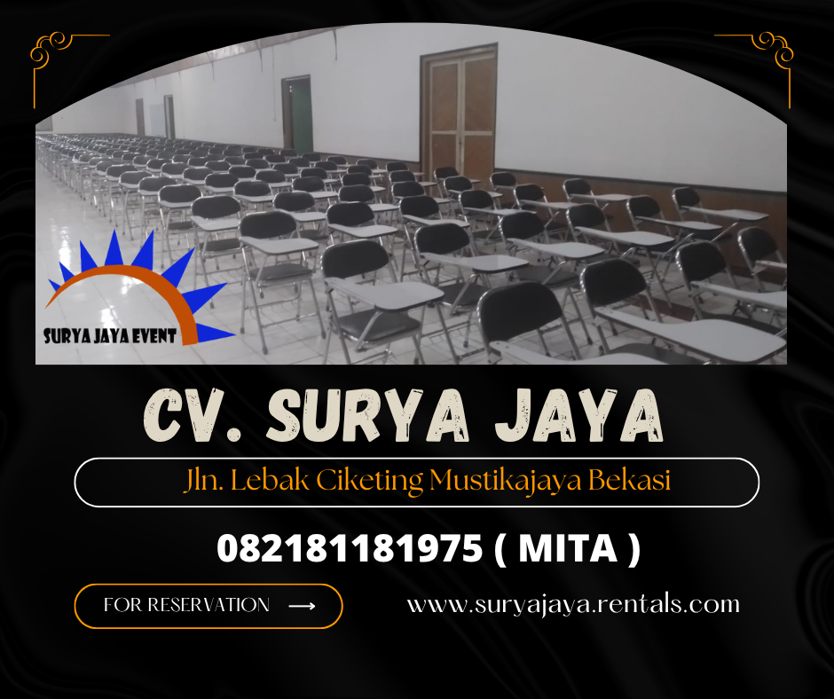 Rental Kursi Kuliah Event DI Aula Markas TNI Bandung