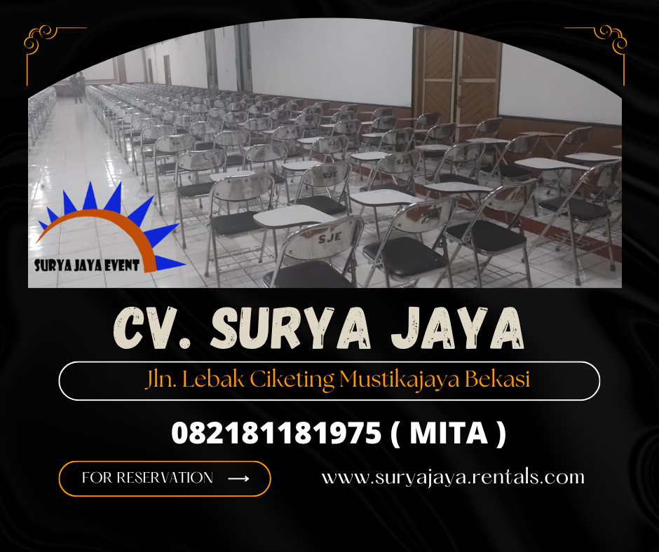 Rental Kursi Kuliah Event DI Aula Markas TNI Bandung