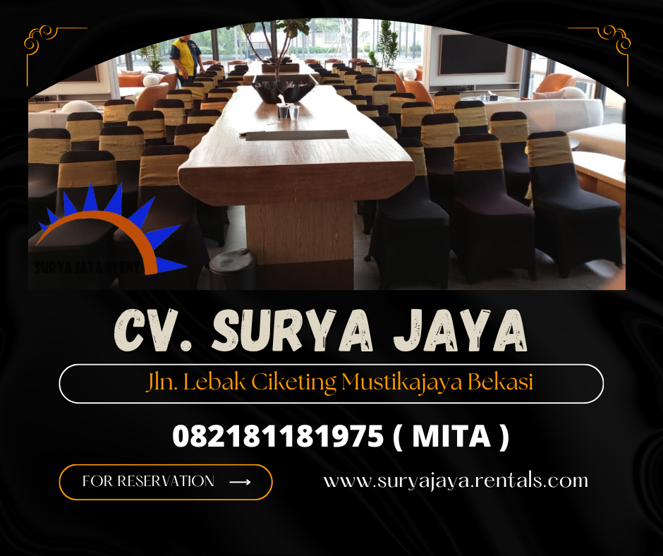 Rental Kursi Event Type Susun Stainless Cimone Tangerang