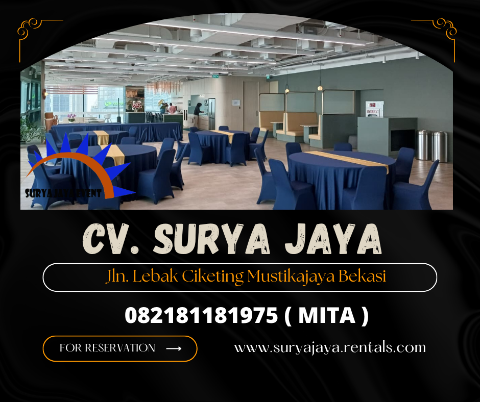 MENYEWAKAN MEJA BUNDAR HARGA MURAH WILAYAH JAKARTA 