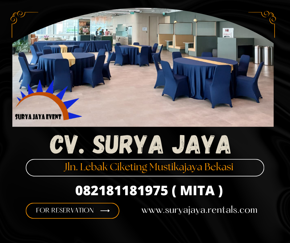 Sewa Meja Bundar,Kursi Futura Cover Cakung Jaktim