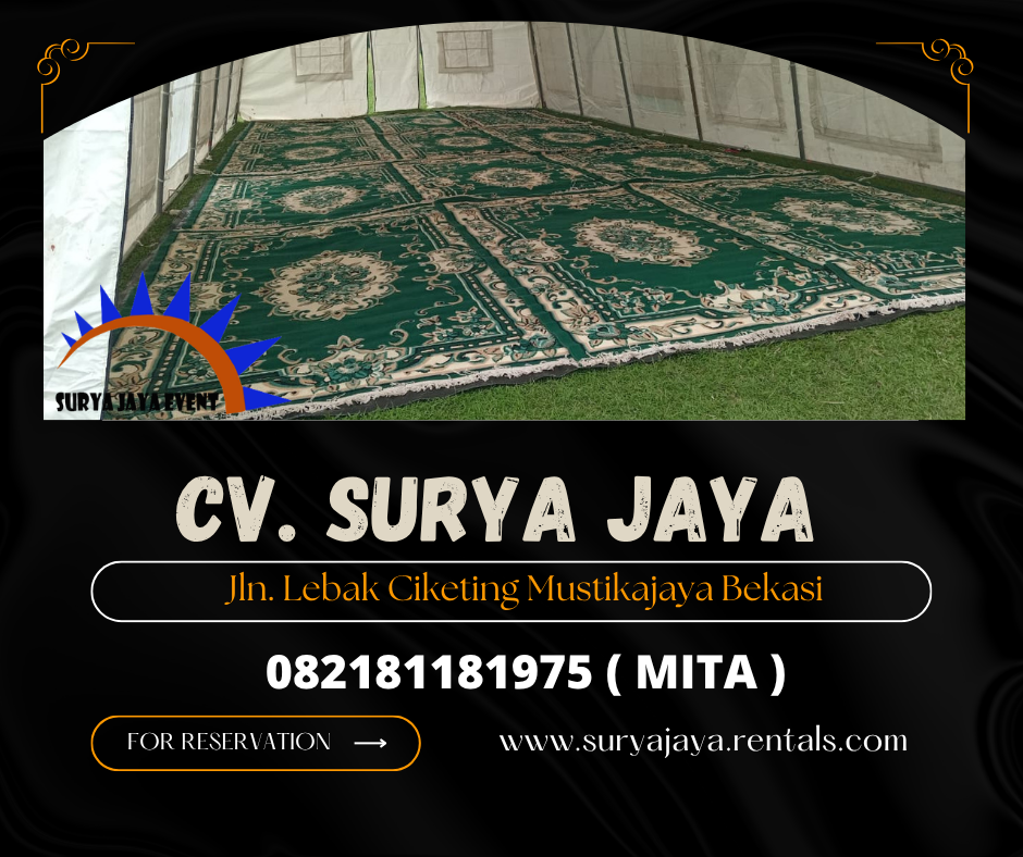 Sewa Karpet Permadani Tebal Warna Hijau Jakarta