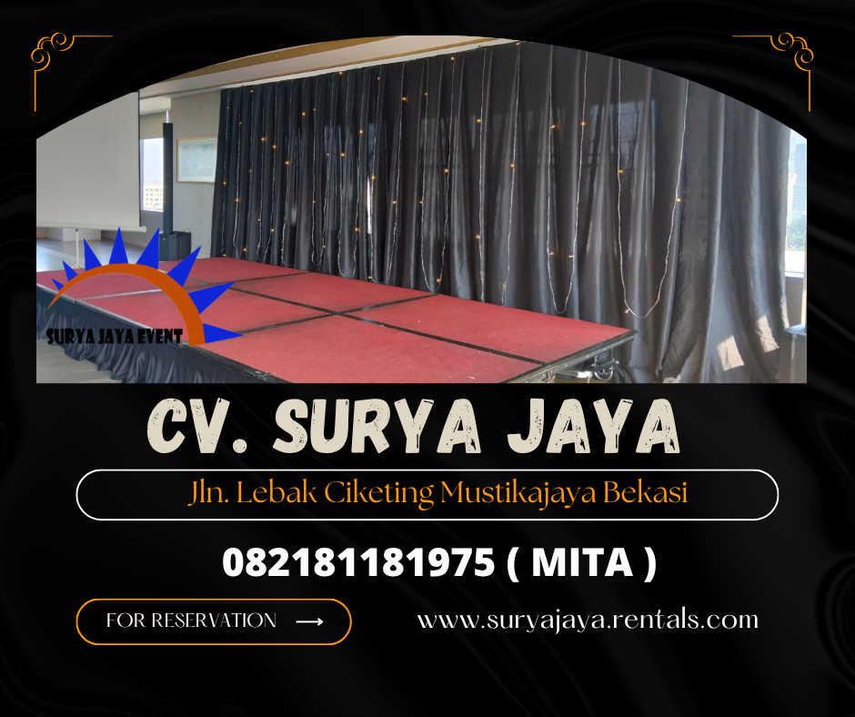 Sewa Panggung,Backdrop,Kursi susun Stainless Jatiasih Bekasi