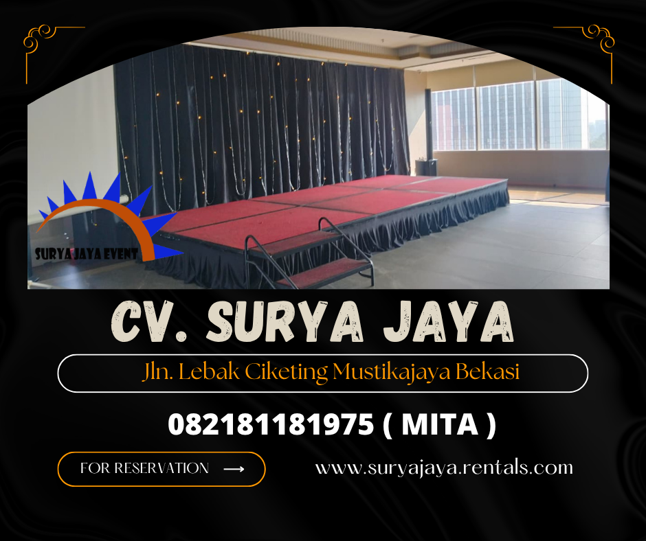 Sewa Panggung,Backdrop,Kursi susun Stainless Jatiasih Bekasi