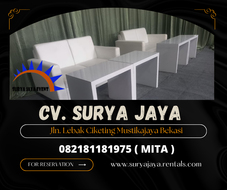 DISEWAKAN SOFA KOTAK MINIMALIS DI JAKARTA