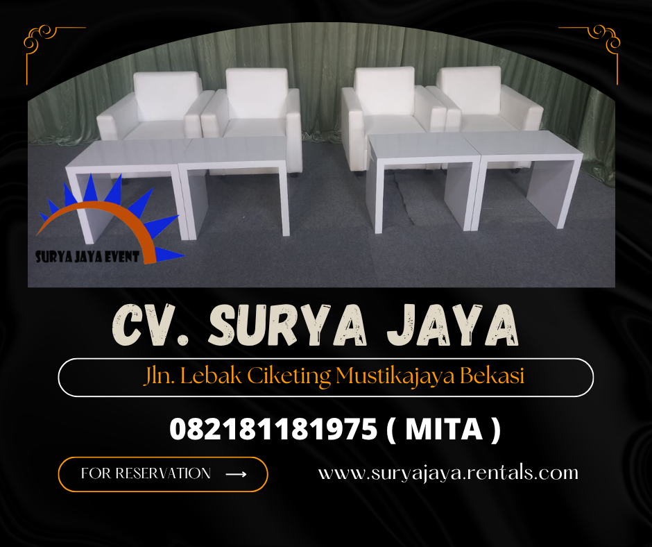 DISEWAKAN SOFA KOTAK MINIMALIS DI JAKARTA