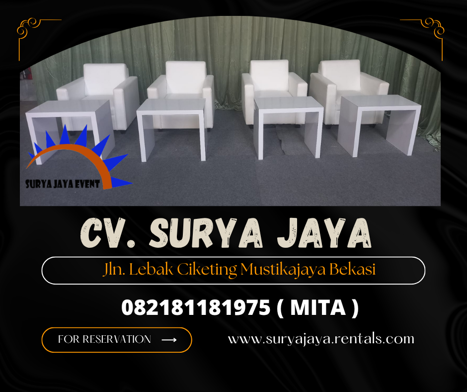 DISEWAKAN SOFA KOTAK MINIMALIS DI JAKARTA