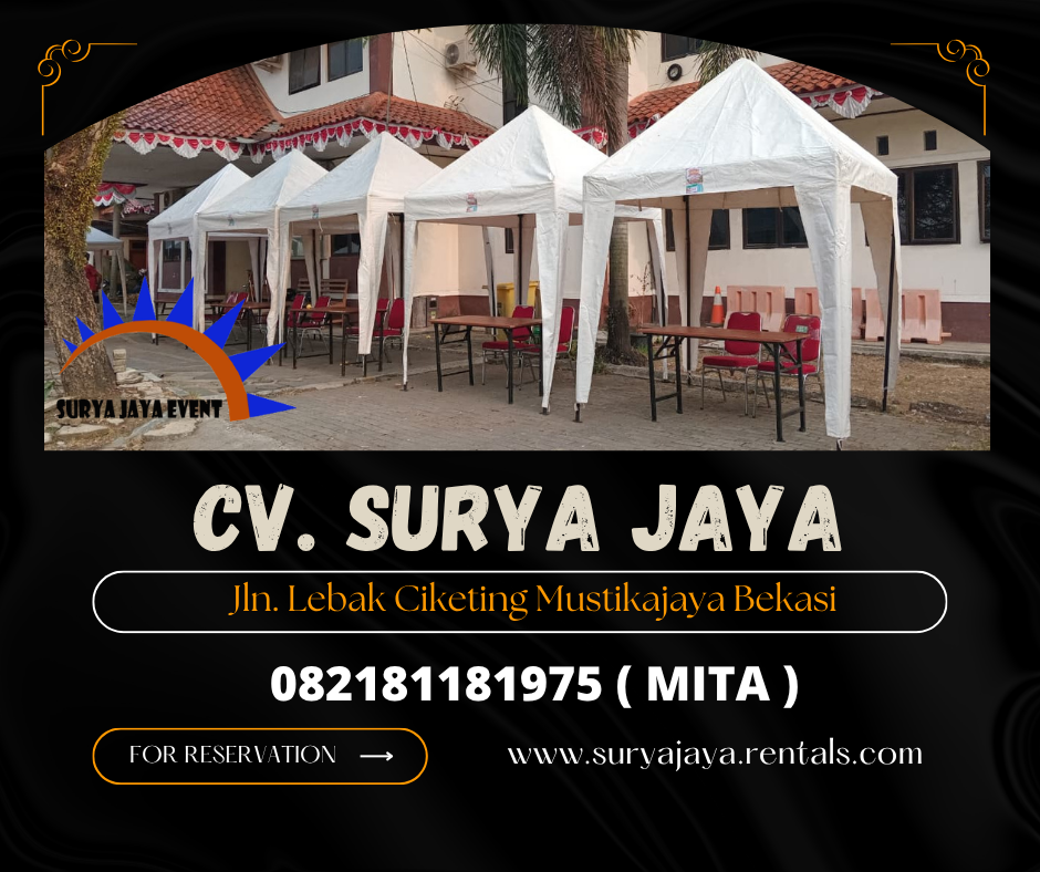 DISEWAKAN TENDA BAZAR EVENT DI JAKARTA 