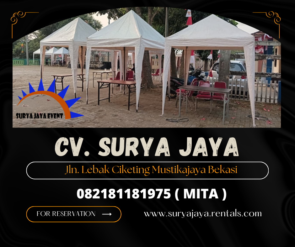 DISEWAKAN TENDA BAZAR EVENT DI JAKARTA 