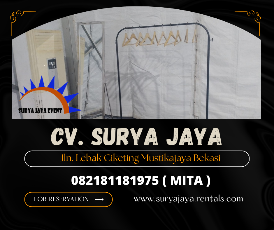 Sewa Cermin Rias Frame Stainless Full Body Jakarta