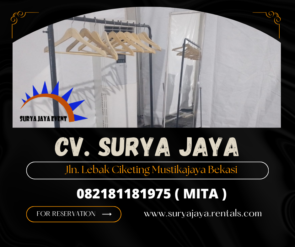 Sewa Cermin Rias Frame Stainless Full Body Jakarta