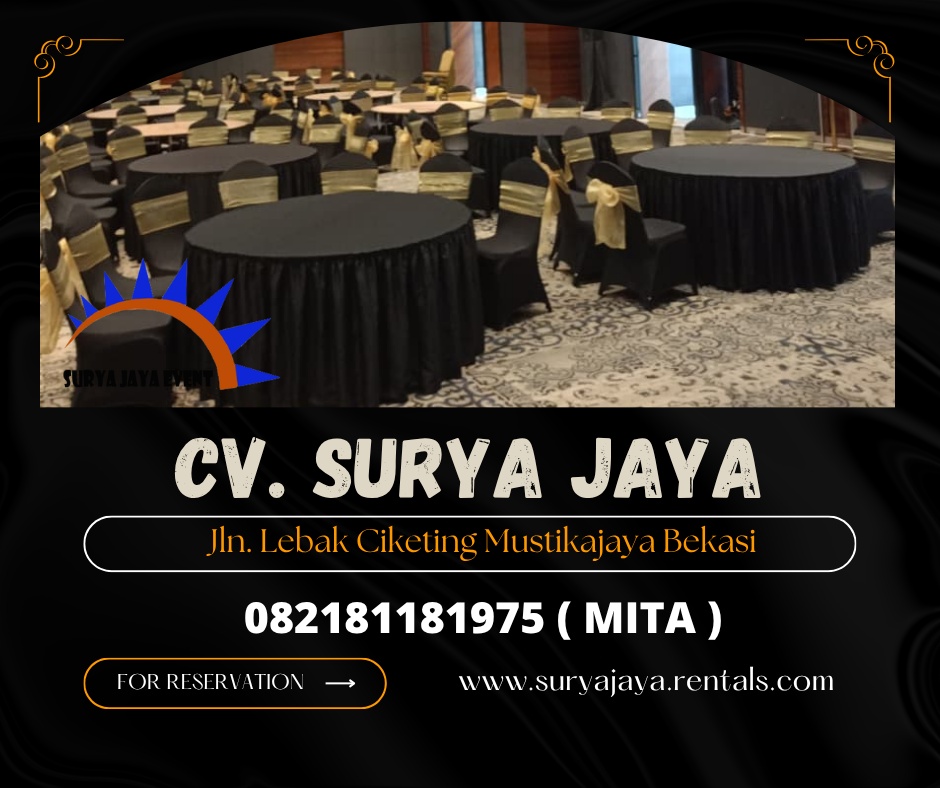 RENTAL ROUND TABLE WILAYAH JABODETABEK