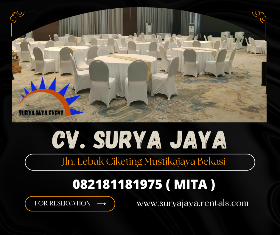Disewakan Round Table Plus Cover Jakarta (082181181975)