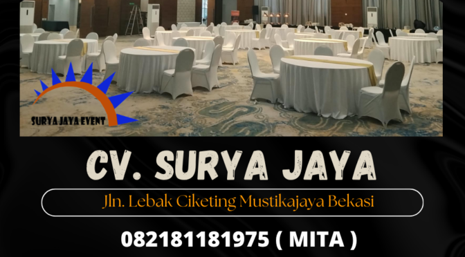 Disewakan Round Table Plus Cover Jakarta (082181181975)
