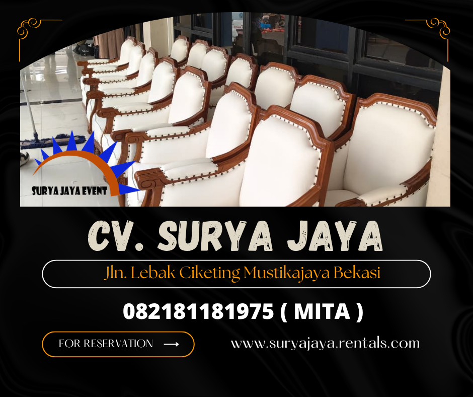 MENYEWAKAN KURSI VIP MINIMALIS WILAYAH JAKARTA