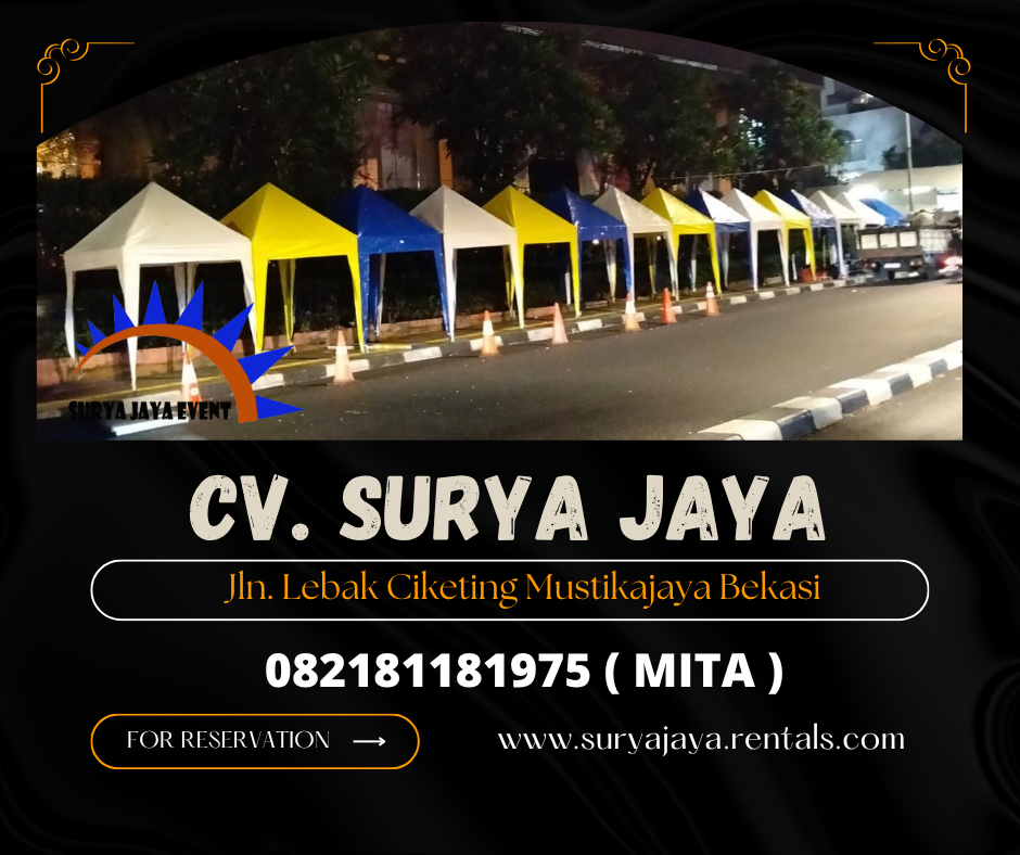 Sewa Tenda Bazar Putih Jakarta (082181181975)