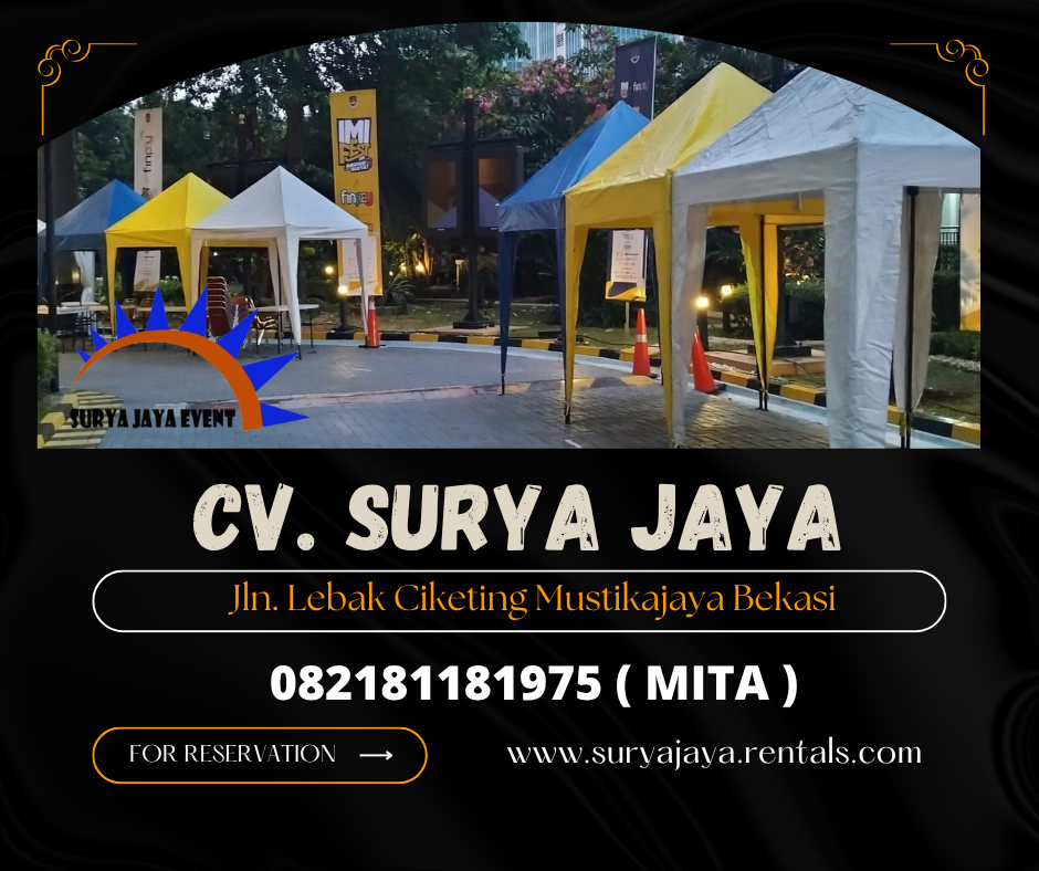 Sewa Tenda Bazar Putih Jakarta (082181181975)