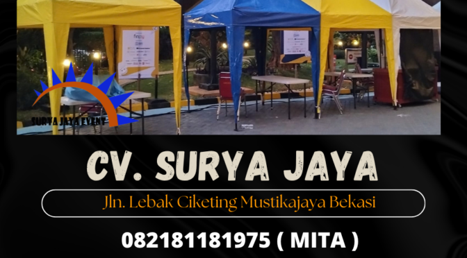 Sewa Tenda Bazar Putih Jakarta (082181181975)