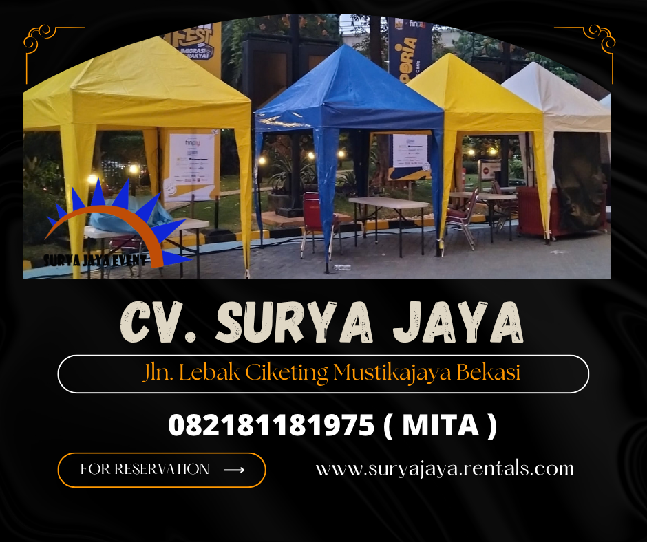 Sewa Tenda Bazar Putih Jakarta (082181181975)