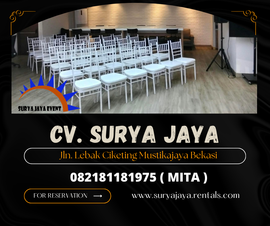 MENYEWAKAN KURSI TIFFANY PUTIH SIAP KIRIM WILAYAH JAKARTA 082181181975