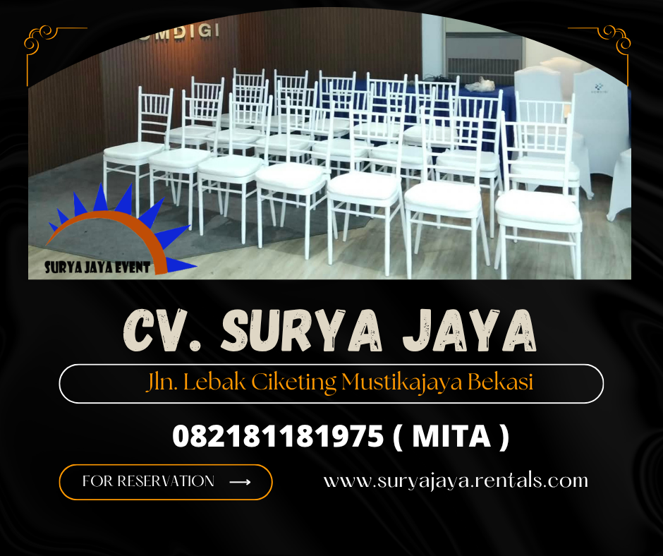 MENYEWAKAN KURSI TIFFANY PUTIH SIAP KIRIM WILAYAH JAKARTA 082181181975