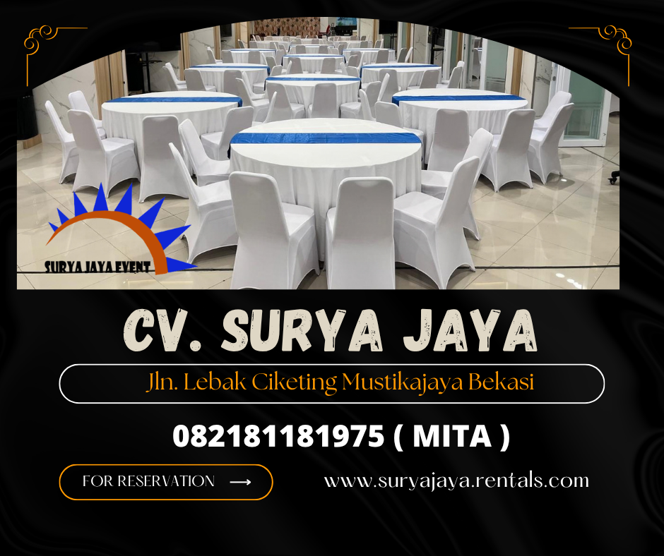 Sewa Meja Bulat Bogor (082181181975)