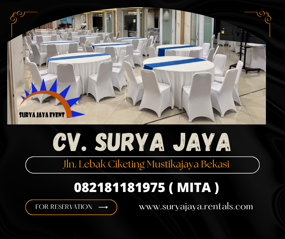 Sewa Meja Bulat Bogor (082181181975)