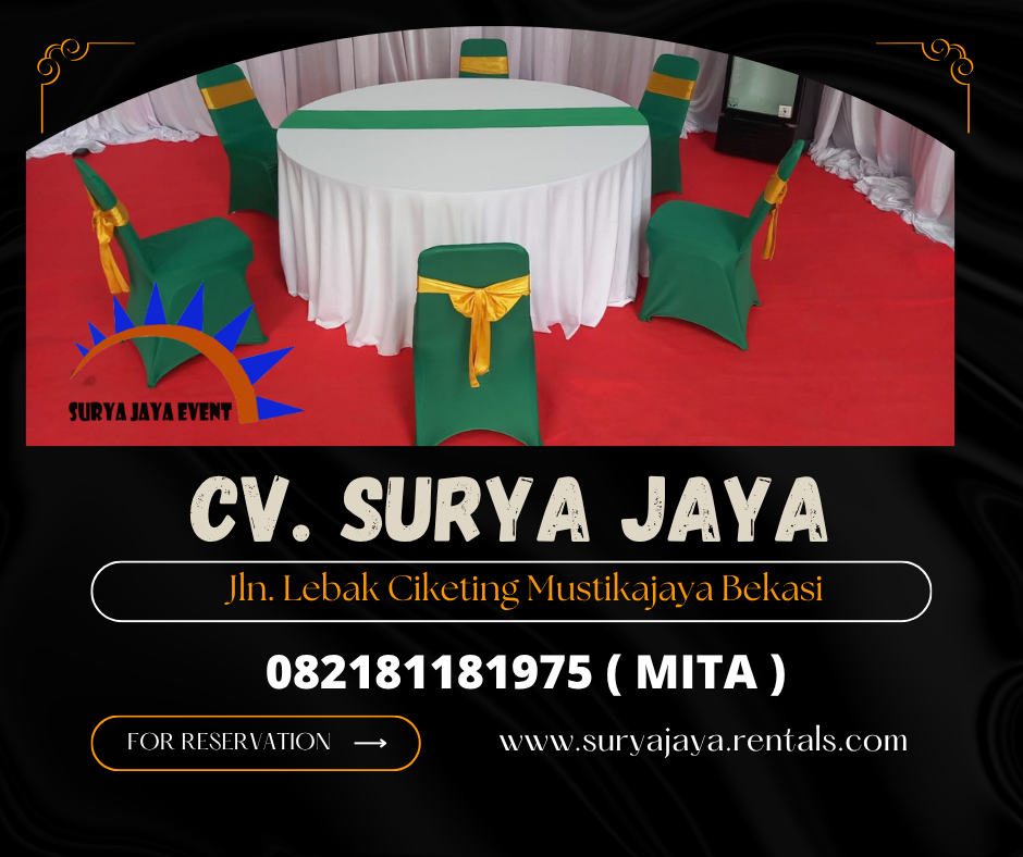 Sewa Kursi Event Cover Hijau New Product Jakarta (082181181975)