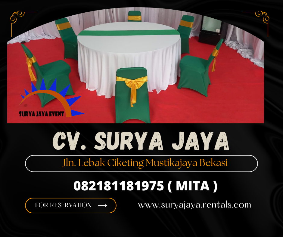 Sewa Cover Kursi Hijau Ketat Jakarta (082181181975)