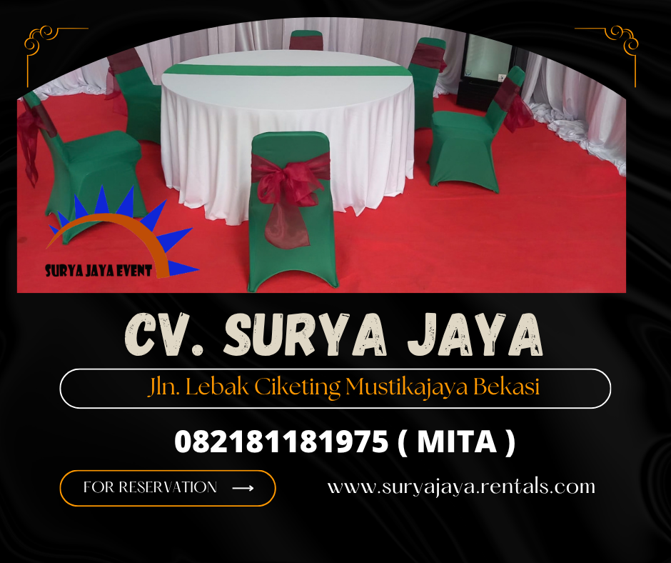 Sewa Cover Kursi Hijau Ketat Jakarta (082181181975)