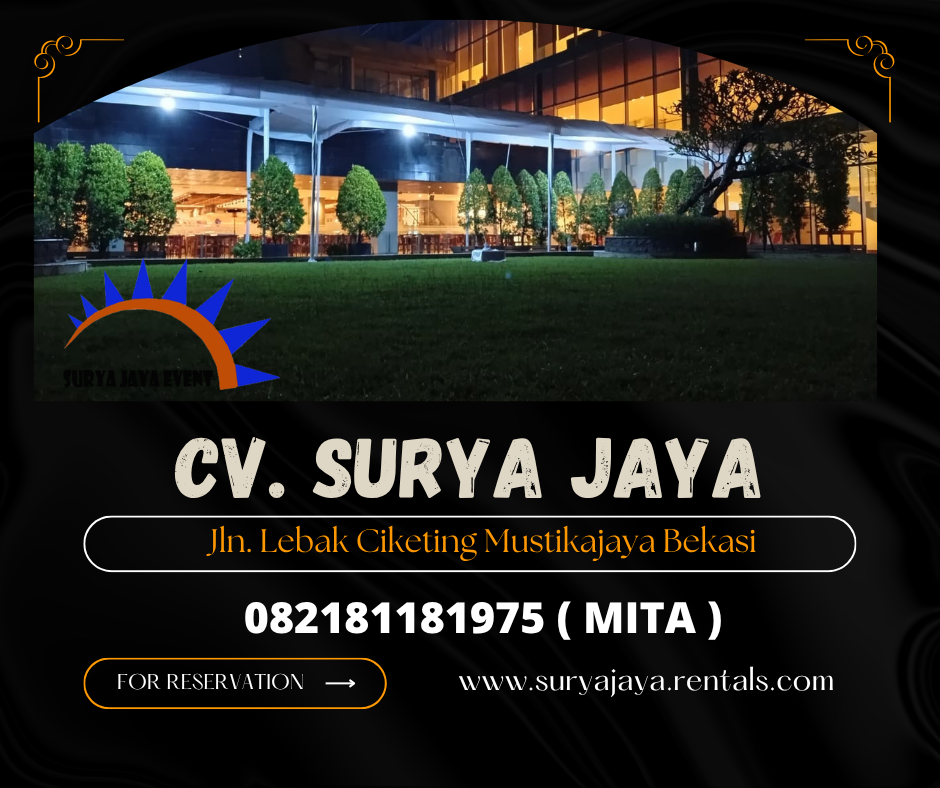 Rental Tenda Plafon Dan Misty fan Depok (082181181975)