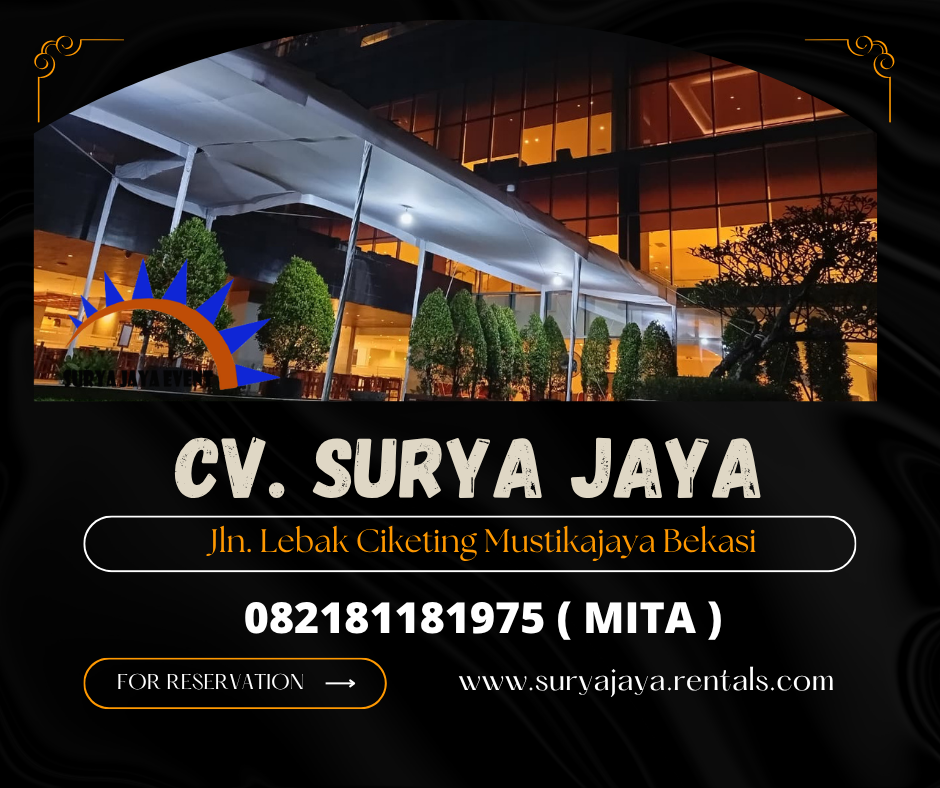 Rental Tenda Plafon Dan Misty fan Depok (082181181975)