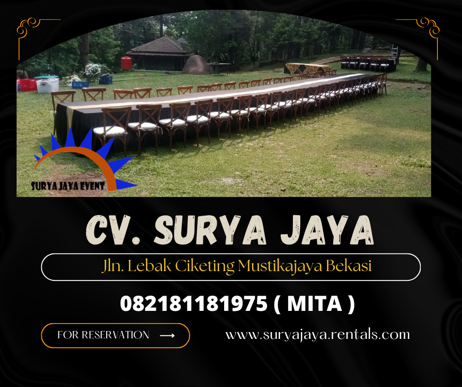 MENYEWAKAN KURSI CROSSBACK KAYU AREA JAKARTA